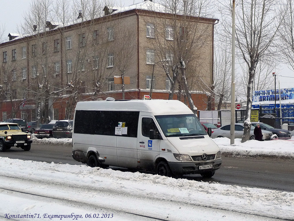 Свердловская область, Самотлор-НН-323760 (MB Sprinter) № В 786 РМ 96