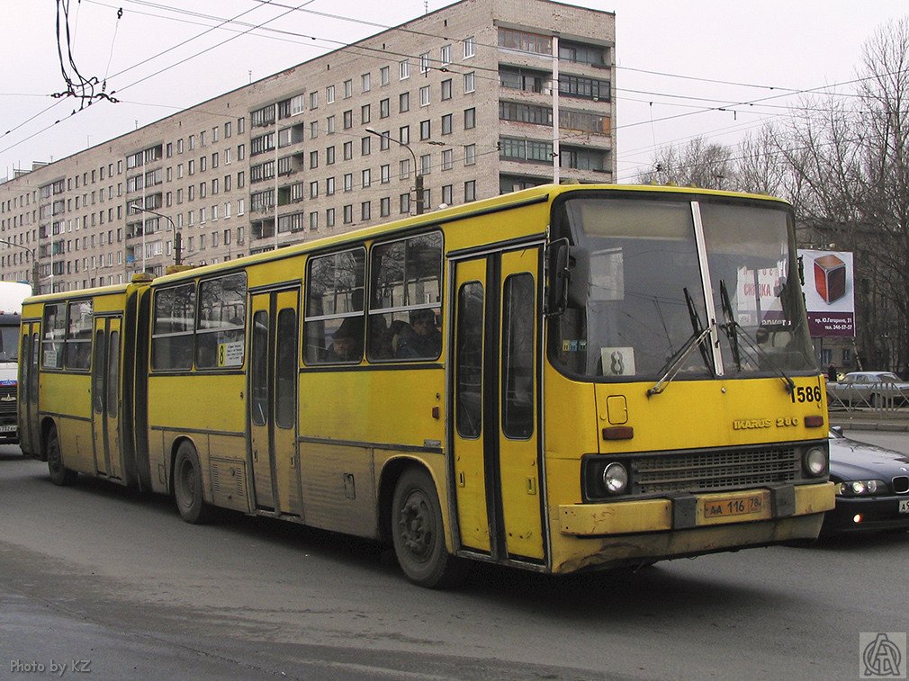 Санкт-Петербург, Ikarus 280.33O № 1586