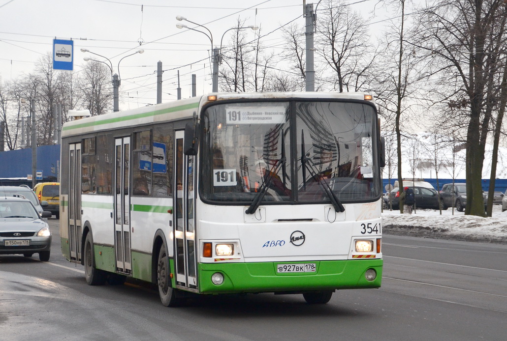 Санкт-Петербург, ЛиАЗ-5293.53 № 3541