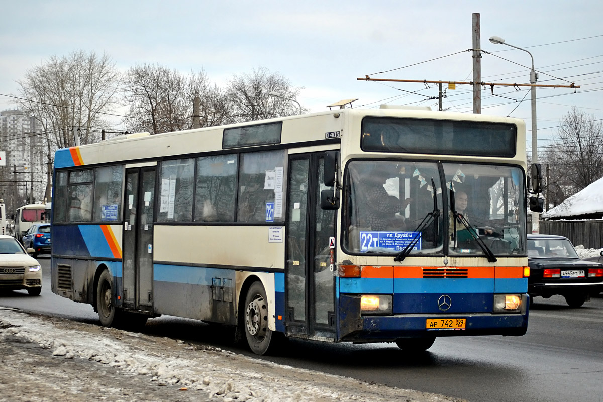 Пермский край, Mercedes-Benz O405 № АР 742 59