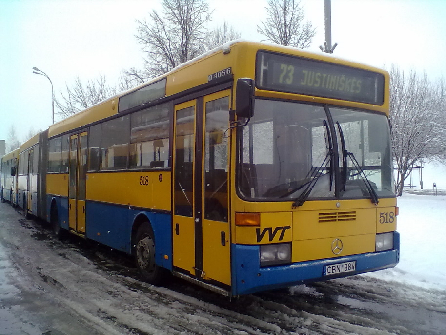 Литва, Mercedes-Benz O405G № 518