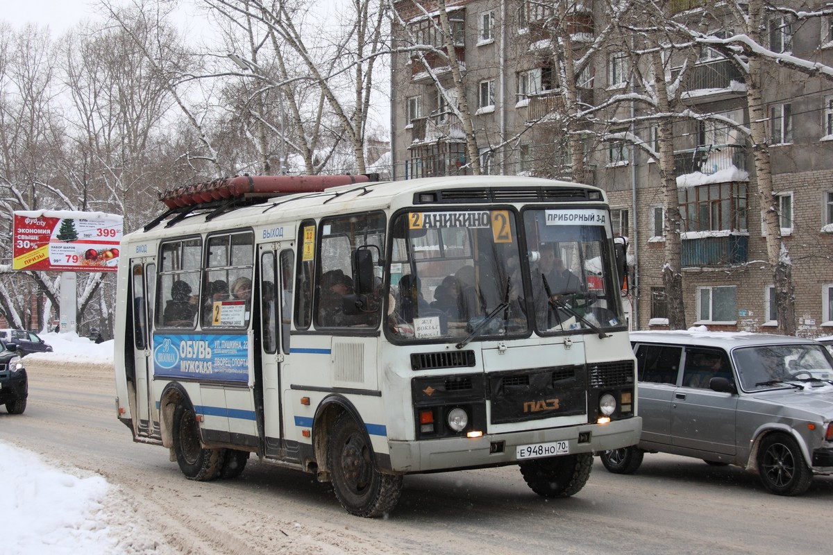 Томская область, ПАЗ-32054 № Е 948 НО 70