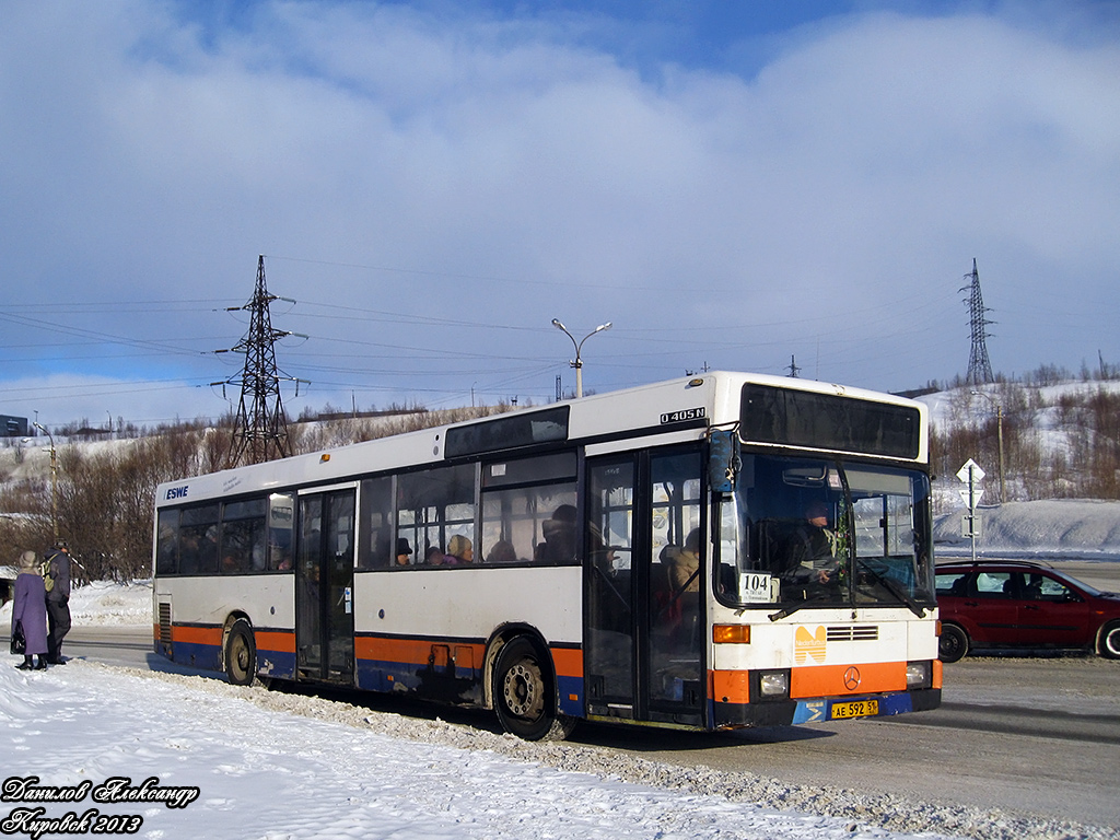 Мурманская область, Mercedes-Benz O405N № АЕ 592 51