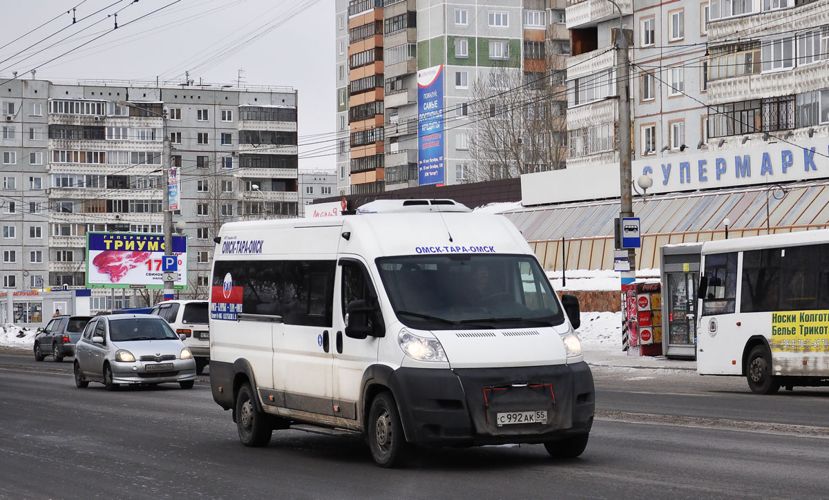 Омская область, Нижегородец-2227SK (Peugeot Boxer) № С 992 АК 55