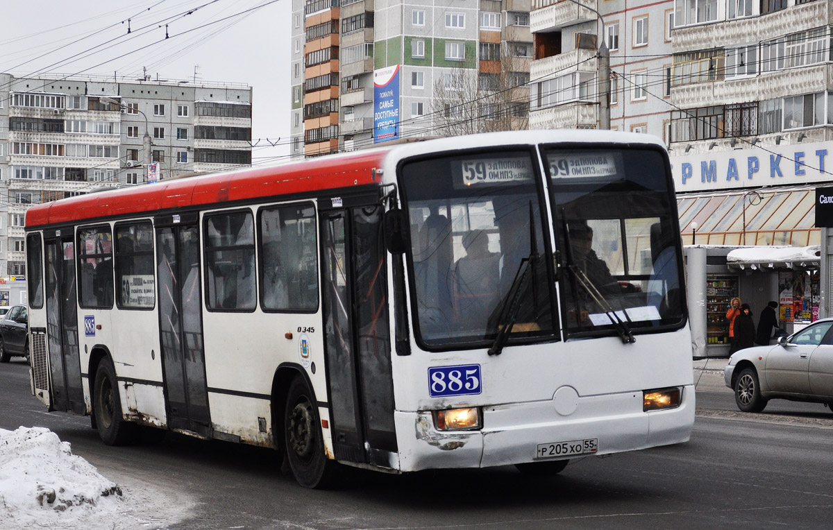 Омская область, Mercedes-Benz O345 № 885