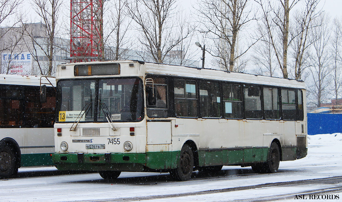 Санкт-Петербург, ЛиАЗ-5256.25 № 7455