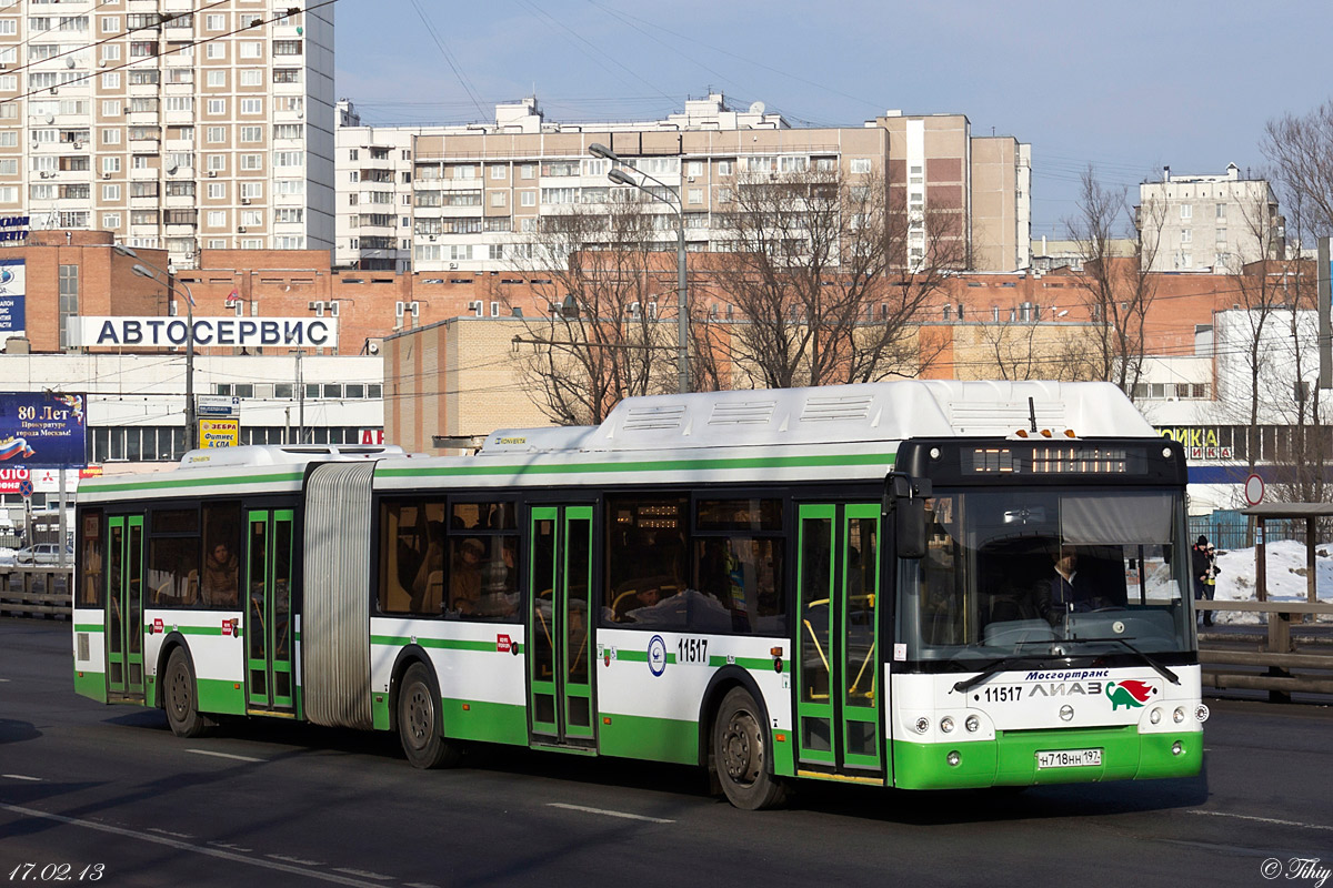 Москва, ЛиАЗ-6213.71 № 11517