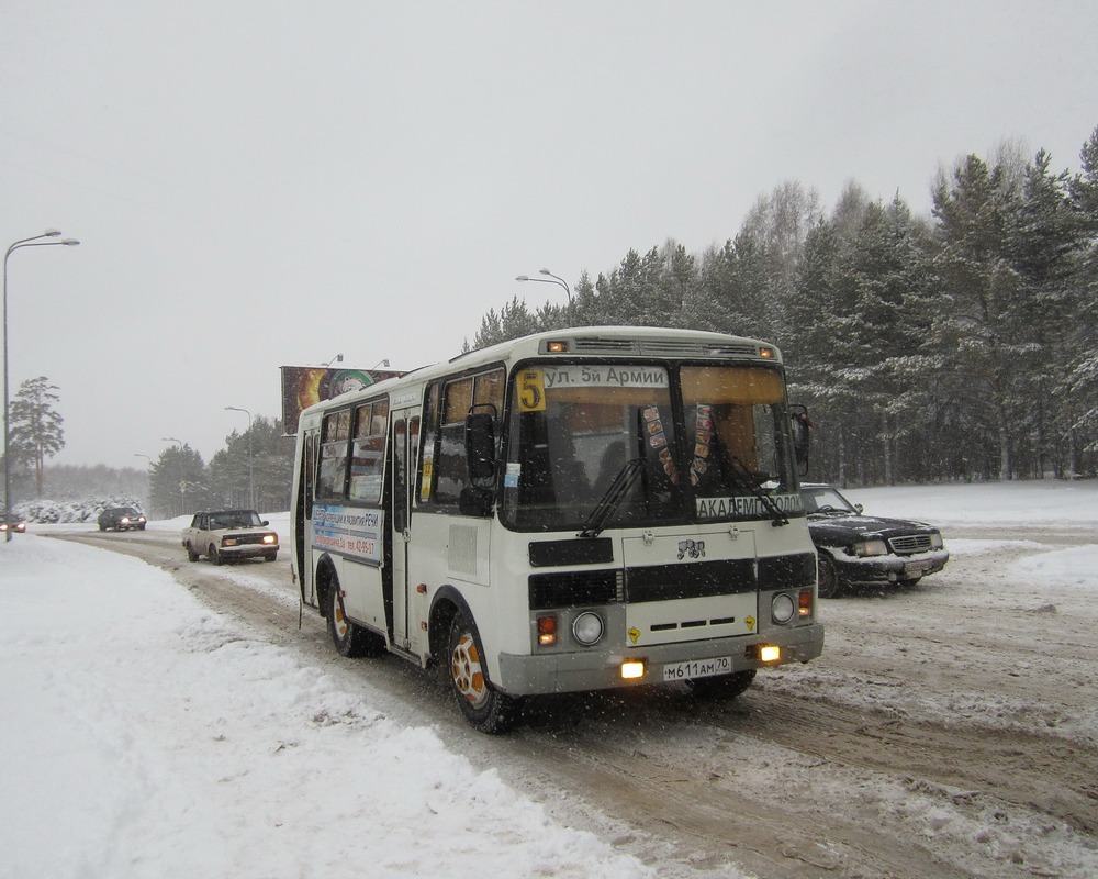 Томская область, ПАЗ-32054 № М 611 АМ 70