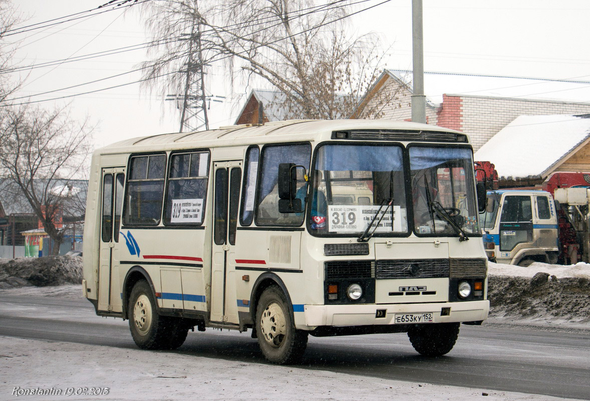 Нижегородская область, ПАЗ-32054 № Е 653 КУ 152