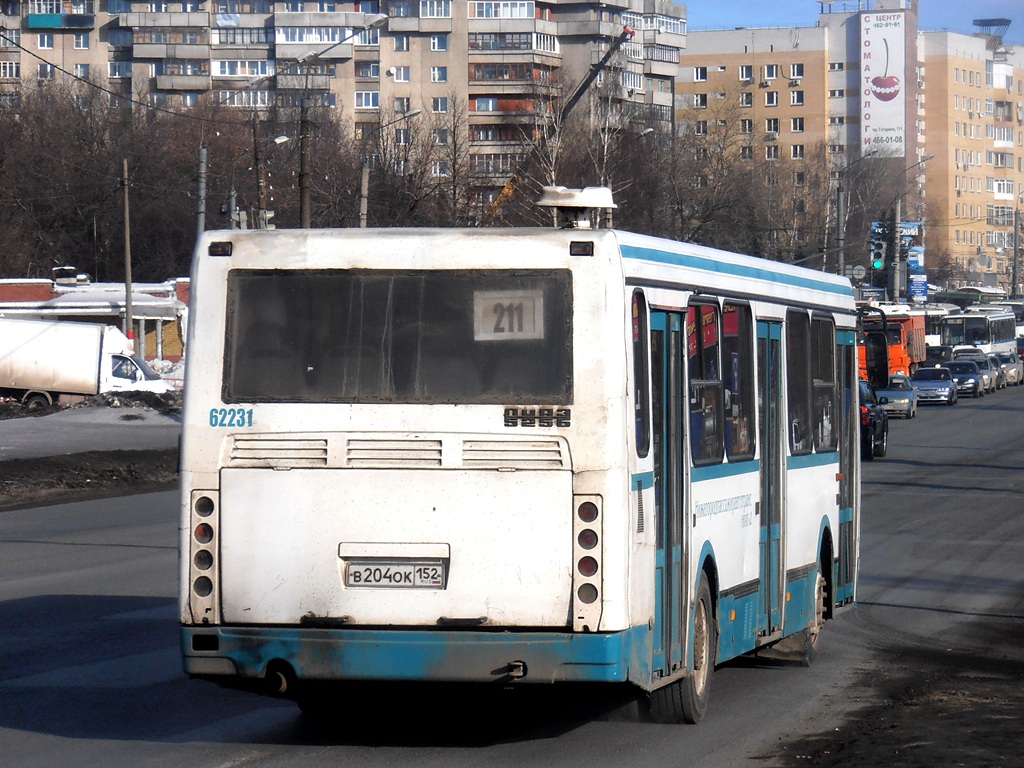 Nizhegorodskaya region, LiAZ-5256.26 Nr. 62231