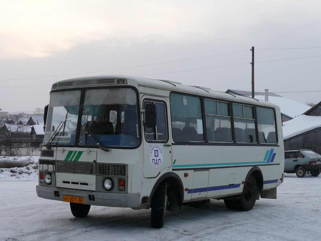 Нижегородская область, ПАЗ-32053 № АТ 651 52