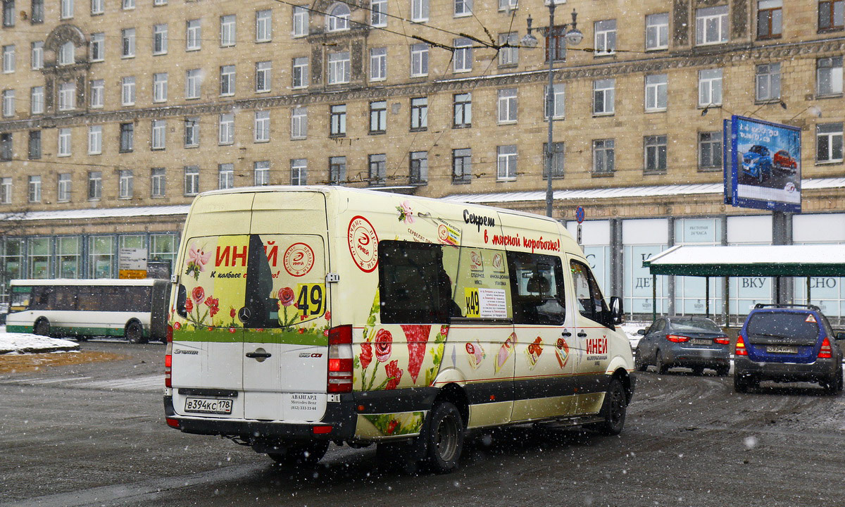 Санкт-Петербург, Луидор-22360C (MB Sprinter) № В 394 КС 178