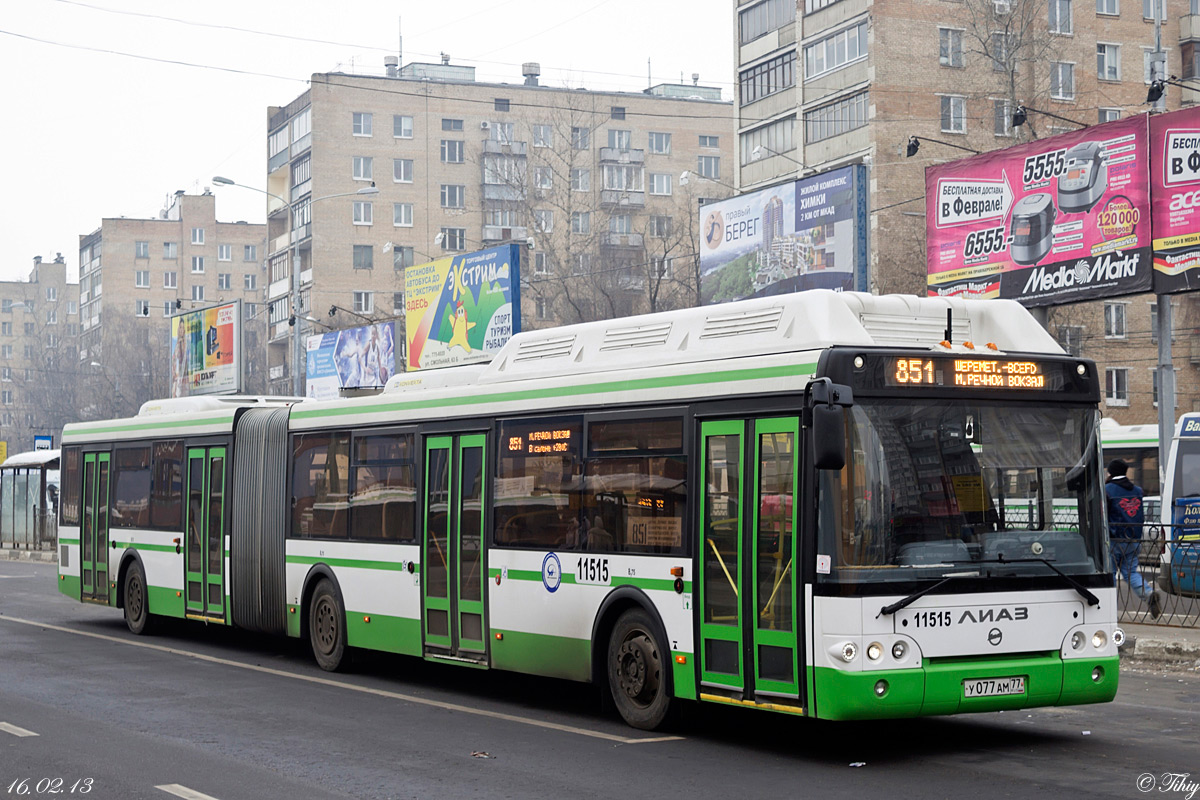 Москва, ЛиАЗ-6213.71 № 11515