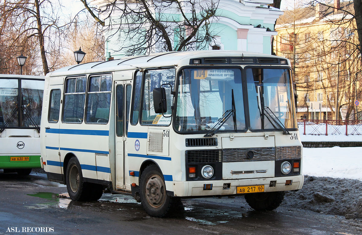 Псковская область, ПАЗ-32053 № 341