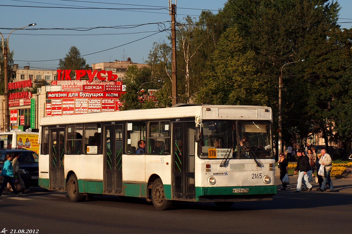 Санкт-Петербург, ЛиАЗ-5256.25 № 2165