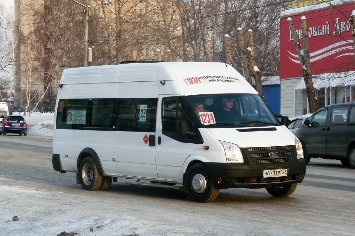 Новосибирская область, Нижегородец-222709  (Ford Transit) № Н 671 ТВ 154