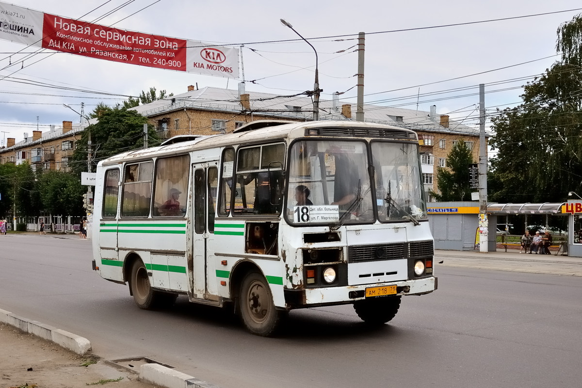 Тульская область, ПАЗ-3205-110 № АМ 218 71