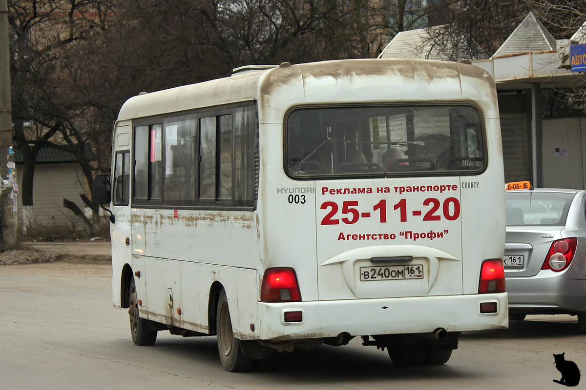 Ростовская область, Hyundai County LWB (ТагАЗ) № 003