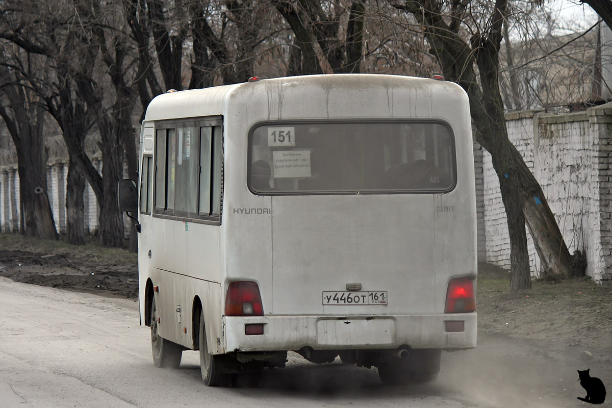 Ростовская область, Hyundai County SWB C06 (РЗГА) № У 446 ОТ 161