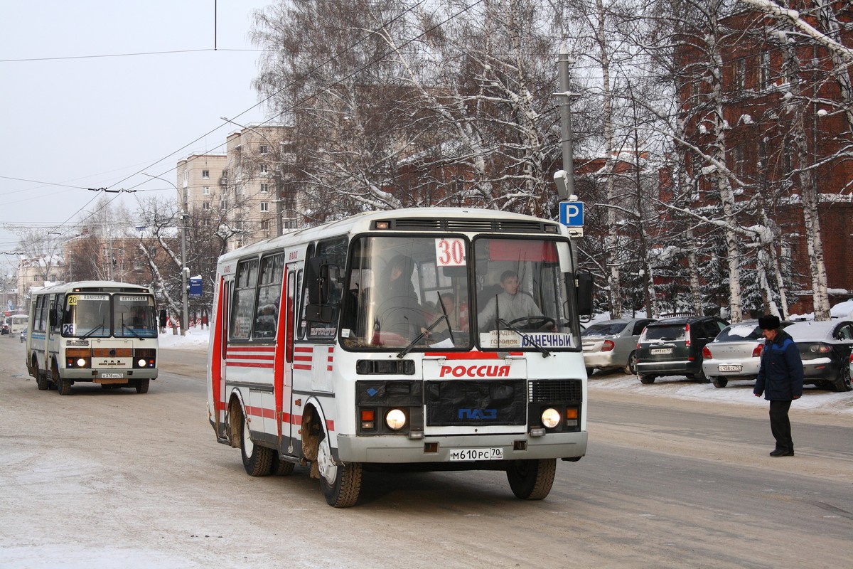 Томская область, ПАЗ-32051-110 № М 610 РС 70