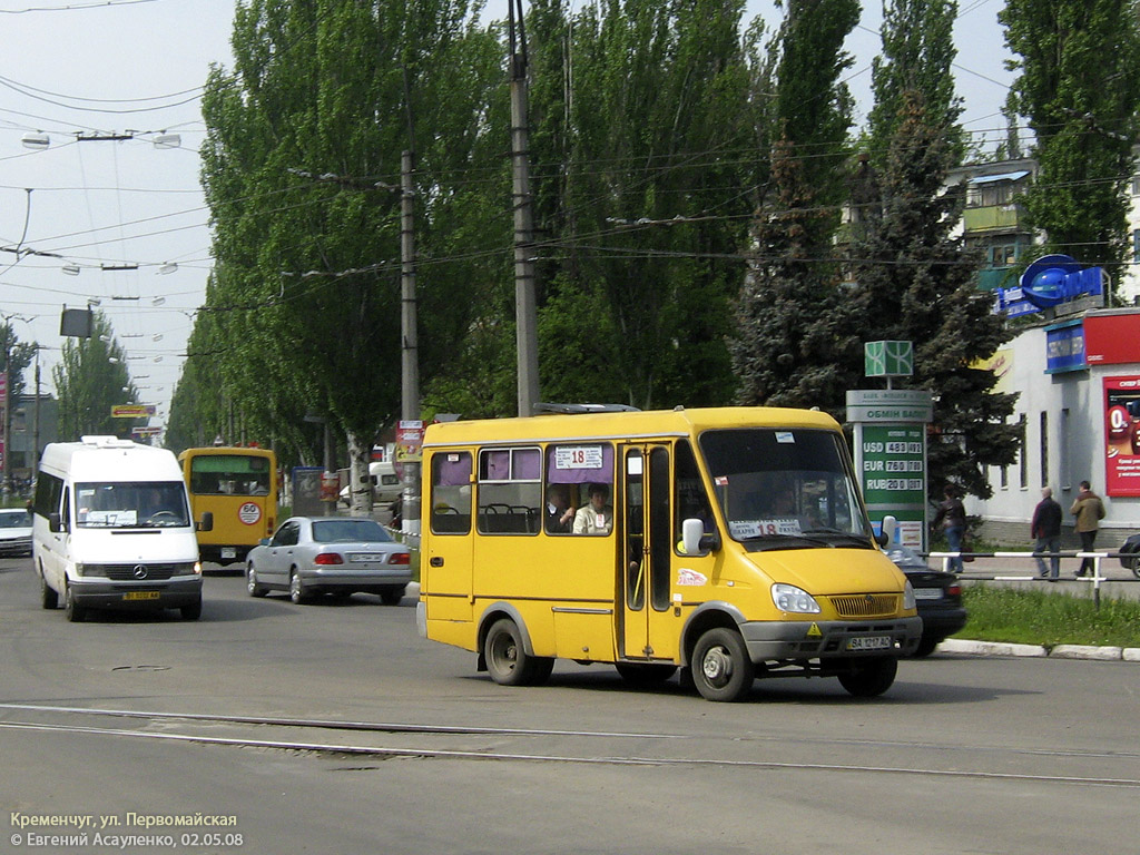 Полтавская область, БАЗ-2215 "Дельфин" № BA 1217 AC