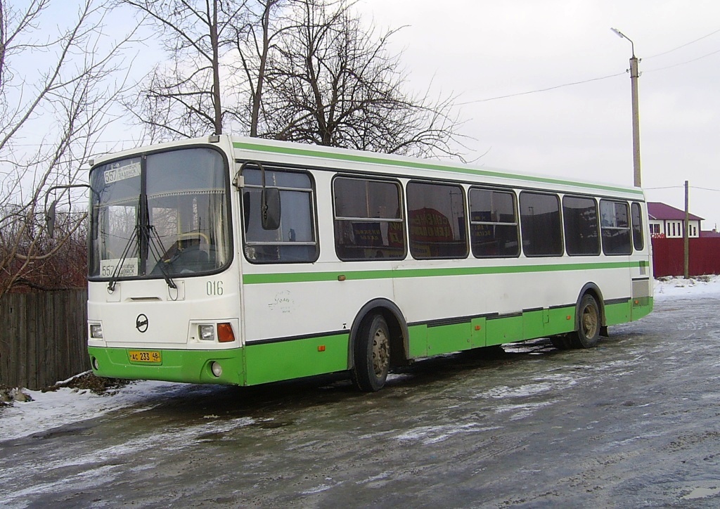 Липецкая область, ЛиАЗ-5256.45-01 № 016