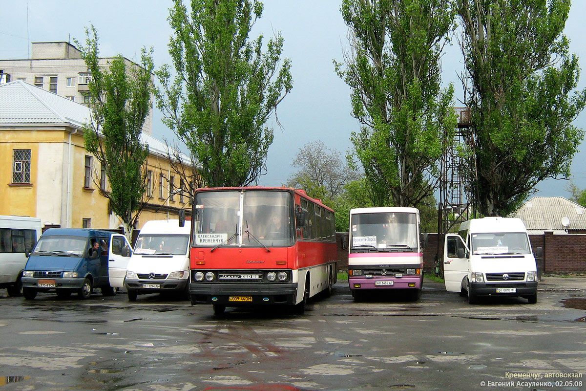 Полтавская область, ГАЗ-3221 (все) № 975-81 СК; Полтавская область, Mercedes-Benz Sprinter № BI 9294 AH; Кировоградская область, Ikarus 250.59 № 009-44 ОМ; Харьковская область, БАЗ-А079.19 "Мальва" № AX 3435 AT; Полтавская область, Volkswagen LT35 № BI 0010 MI; Полтавская область — Кременчуг — разные фотографии