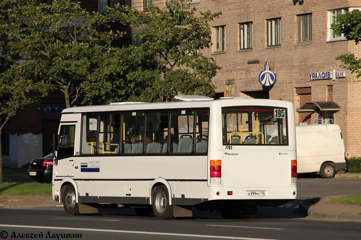 Санкт-Петербург, ПАЗ-320412-05 № 7782