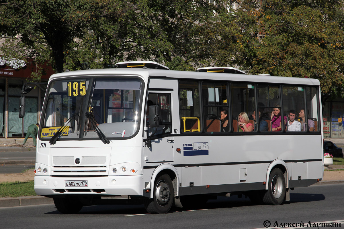 Санкт-Петербург, ПАЗ-320412-05 № 7771