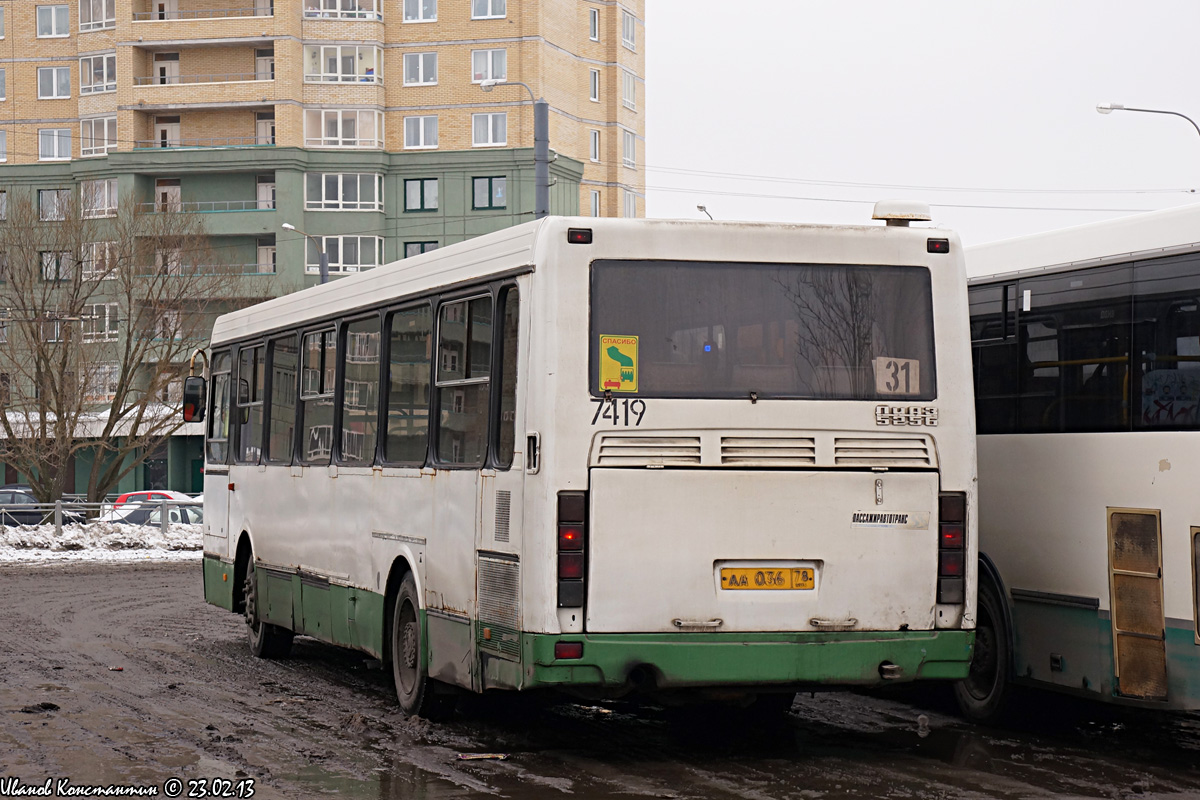 Санкт-Петербург, ЛиАЗ-5256.25 № 7419