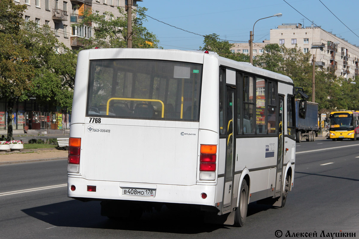 Санкт-Петербург, ПАЗ-320412-05 № 7768