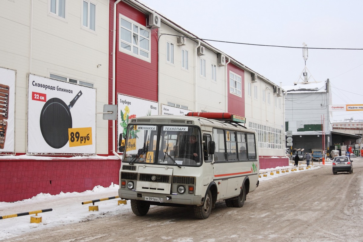 Томская область, ПАЗ-32054 № М 191 ВХ 70