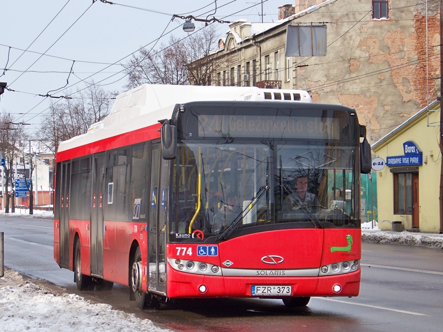 Litvánia, Solaris Urbino III 12 CNG sz.: 774