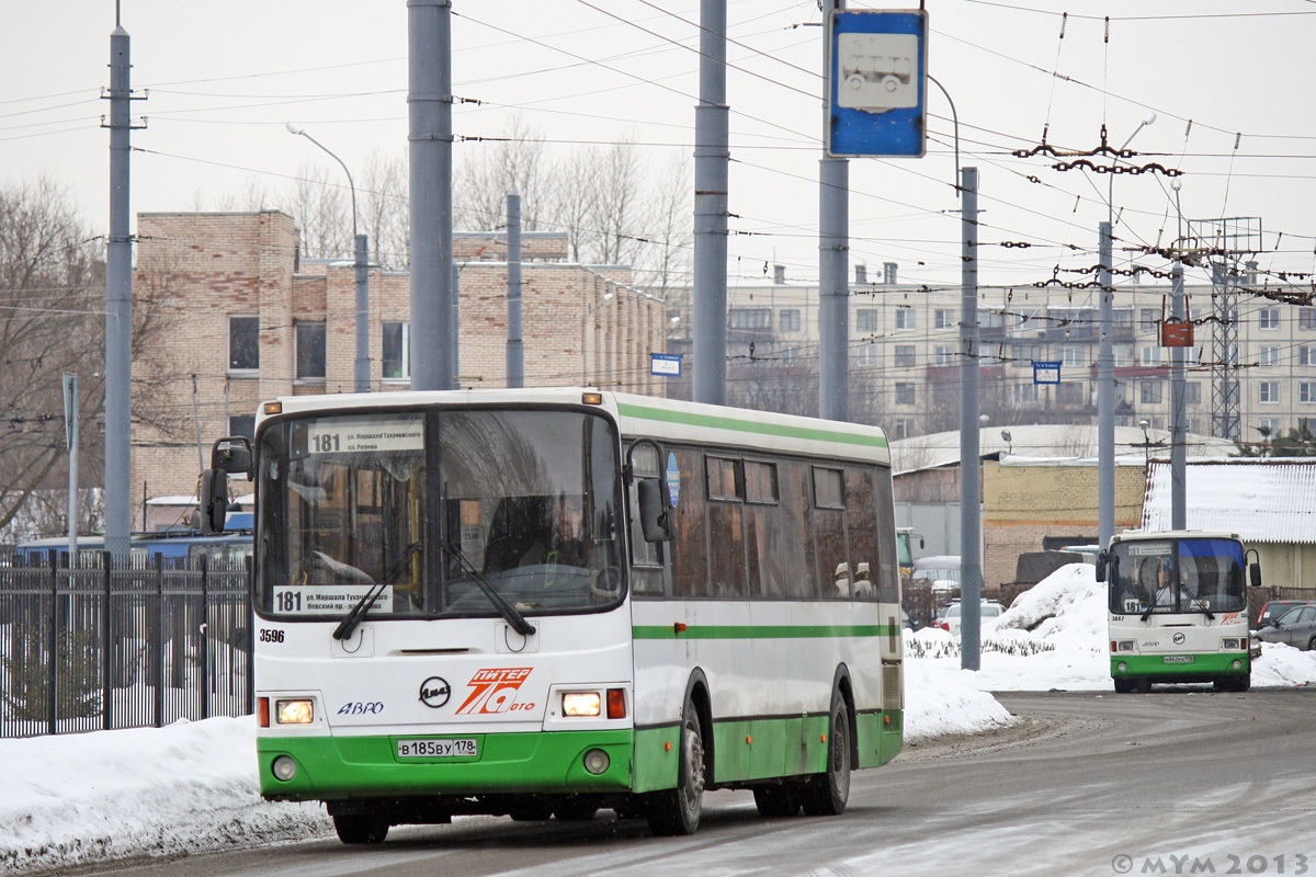 Санкт-Петербург, ЛиАЗ-5293.53 № 3596