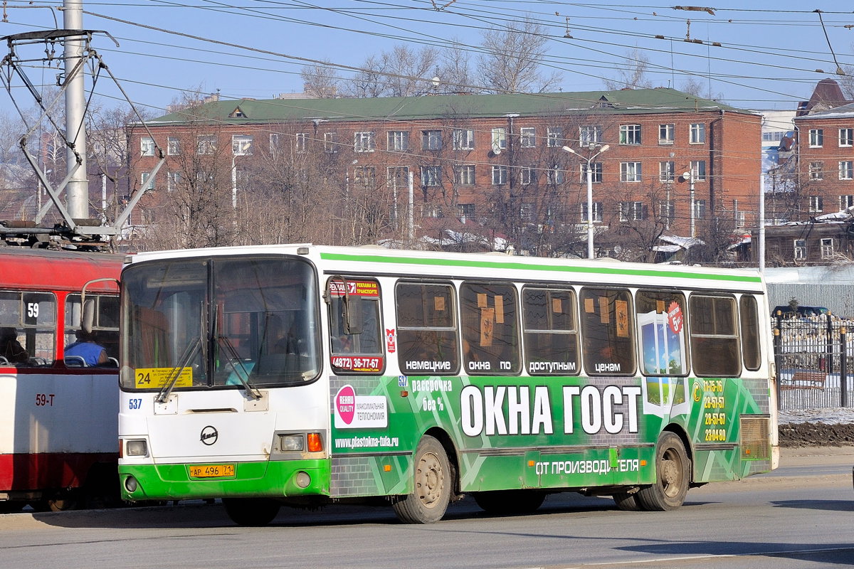 Тульская область, ЛиАЗ-5256.45 № 537