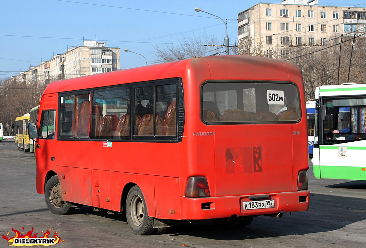 Москва, Hyundai County SWB C08 (ТагАЗ) № К 183 ВХ 197