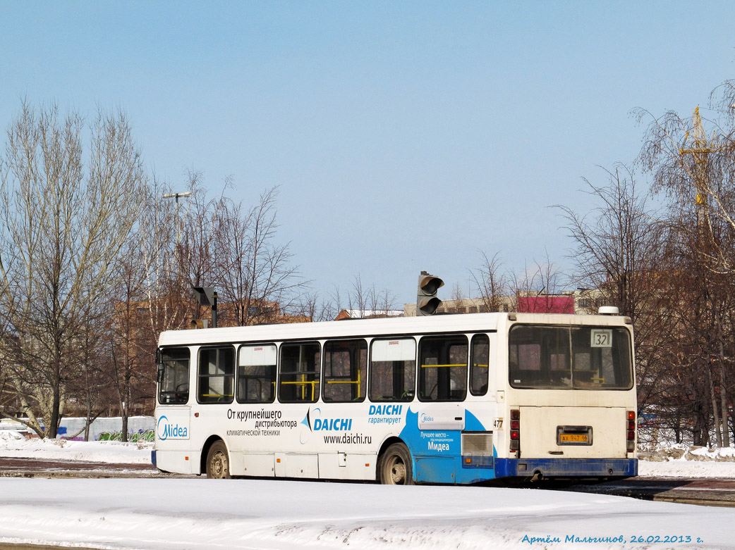 Свердловская область, ЛиАЗ-5256.40 № 477