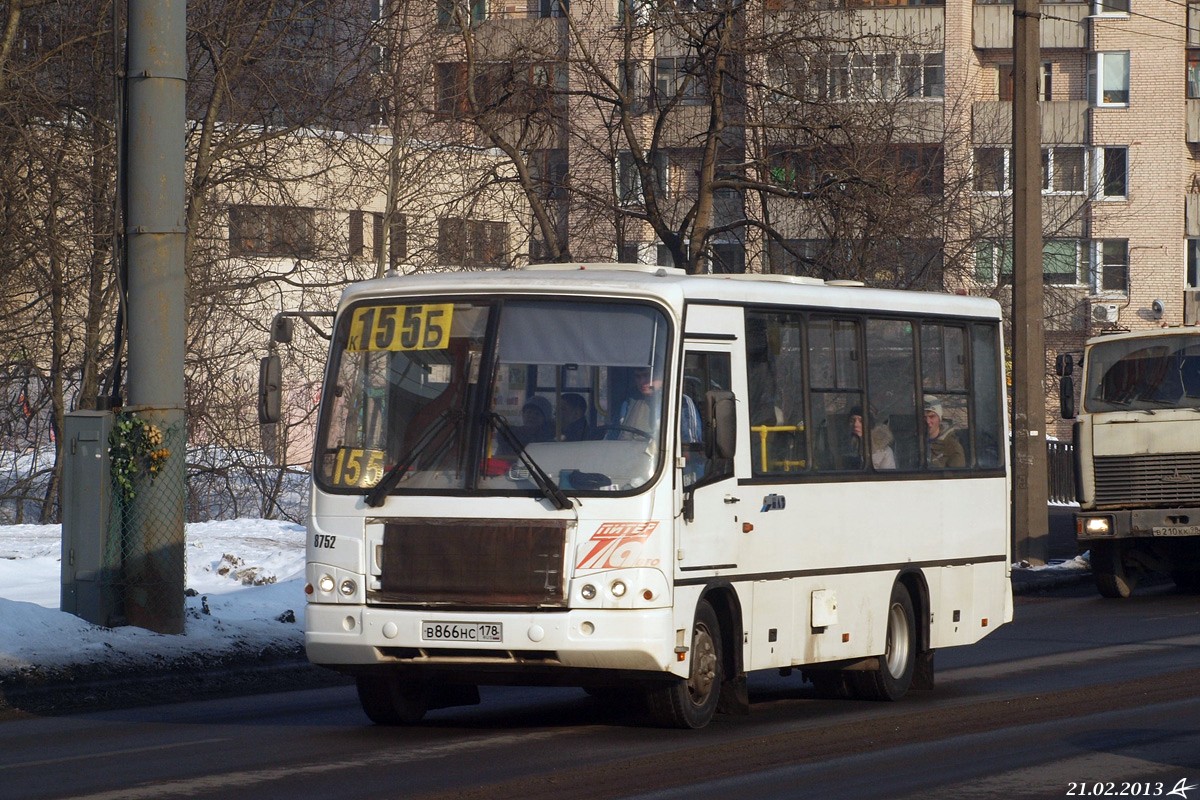 Санкт-Петербург, ПАЗ-320402-05 № 8752