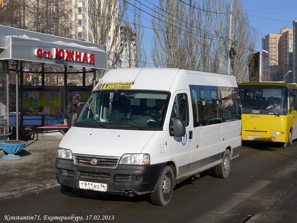 Свердловская область, FIAT Ducato 244 CSMMC-RLL, -RTL № Т 911 ВО 96