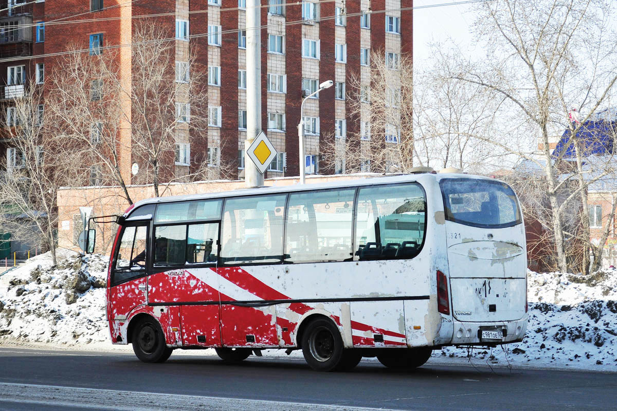 Омская область, Yutong ZK6737D № С 981 ОЕ 55