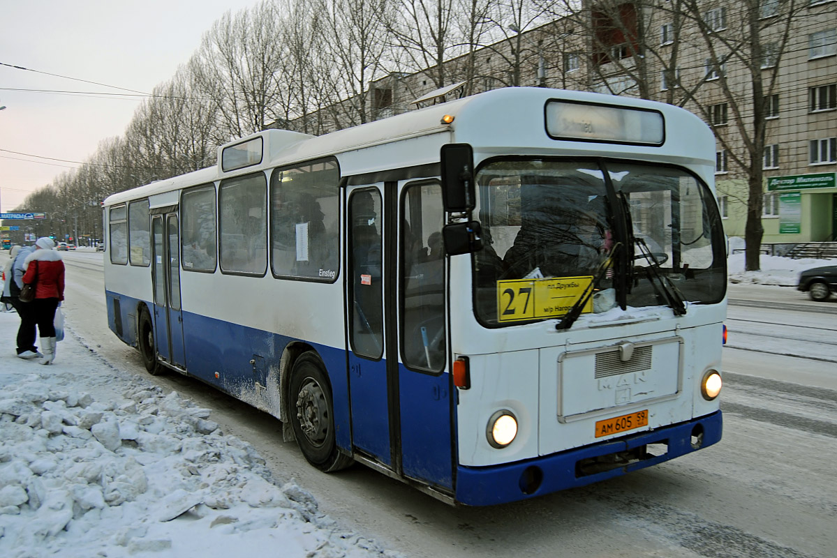 Пермский край, MAN 192 SL200 № АМ 605 59