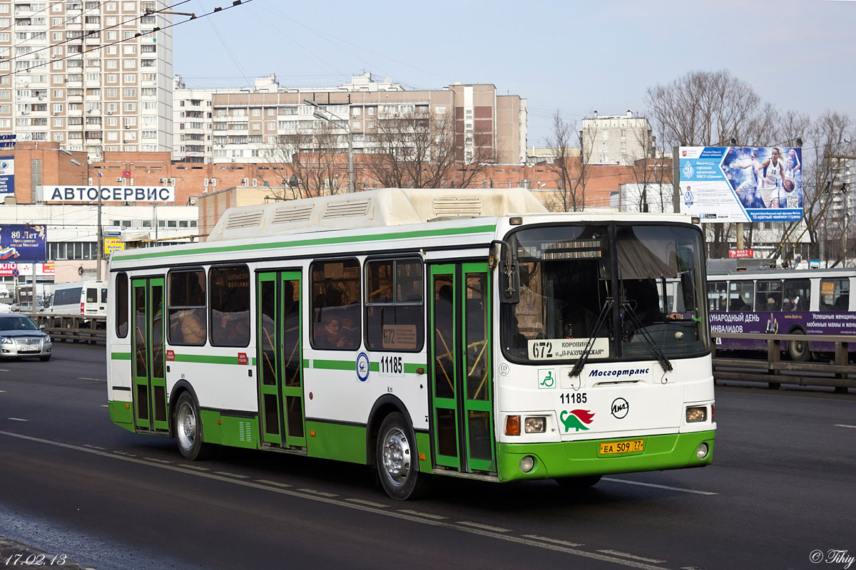 Москва, ЛиАЗ-5293.70 № 11185