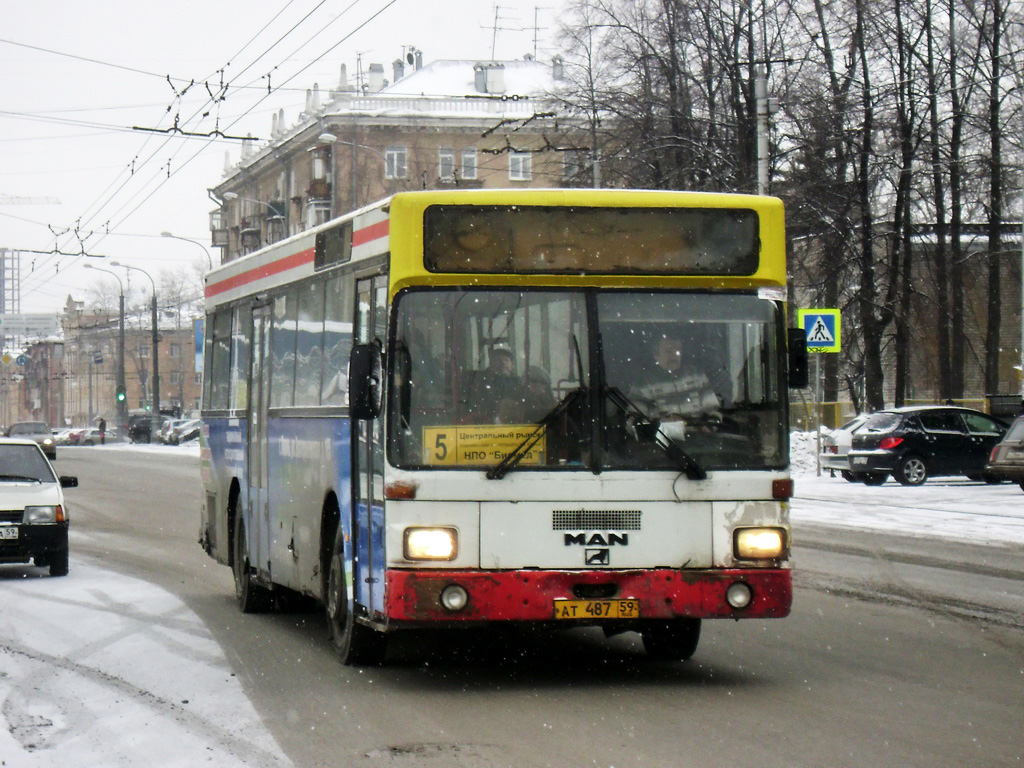 Пермский край, MAN 791 SL202 № АТ 487 59