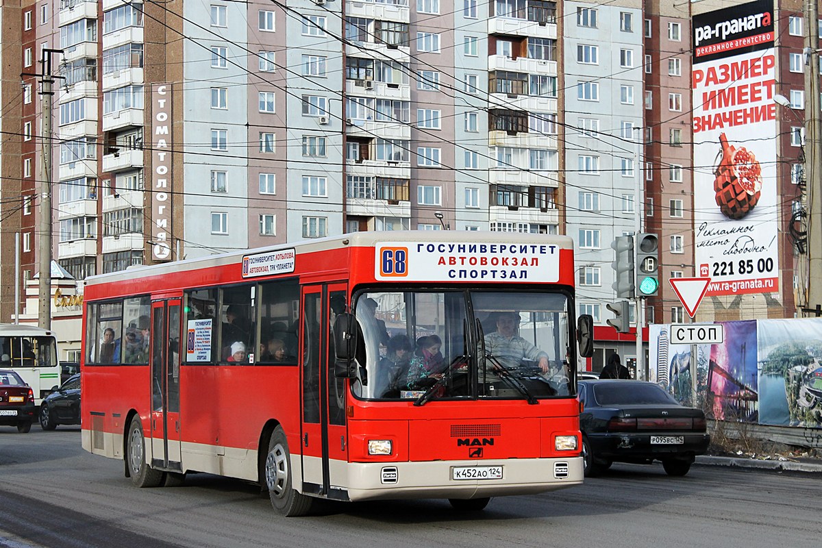 Красноярський край, MAN 791 SL202 № К 452 АО 124