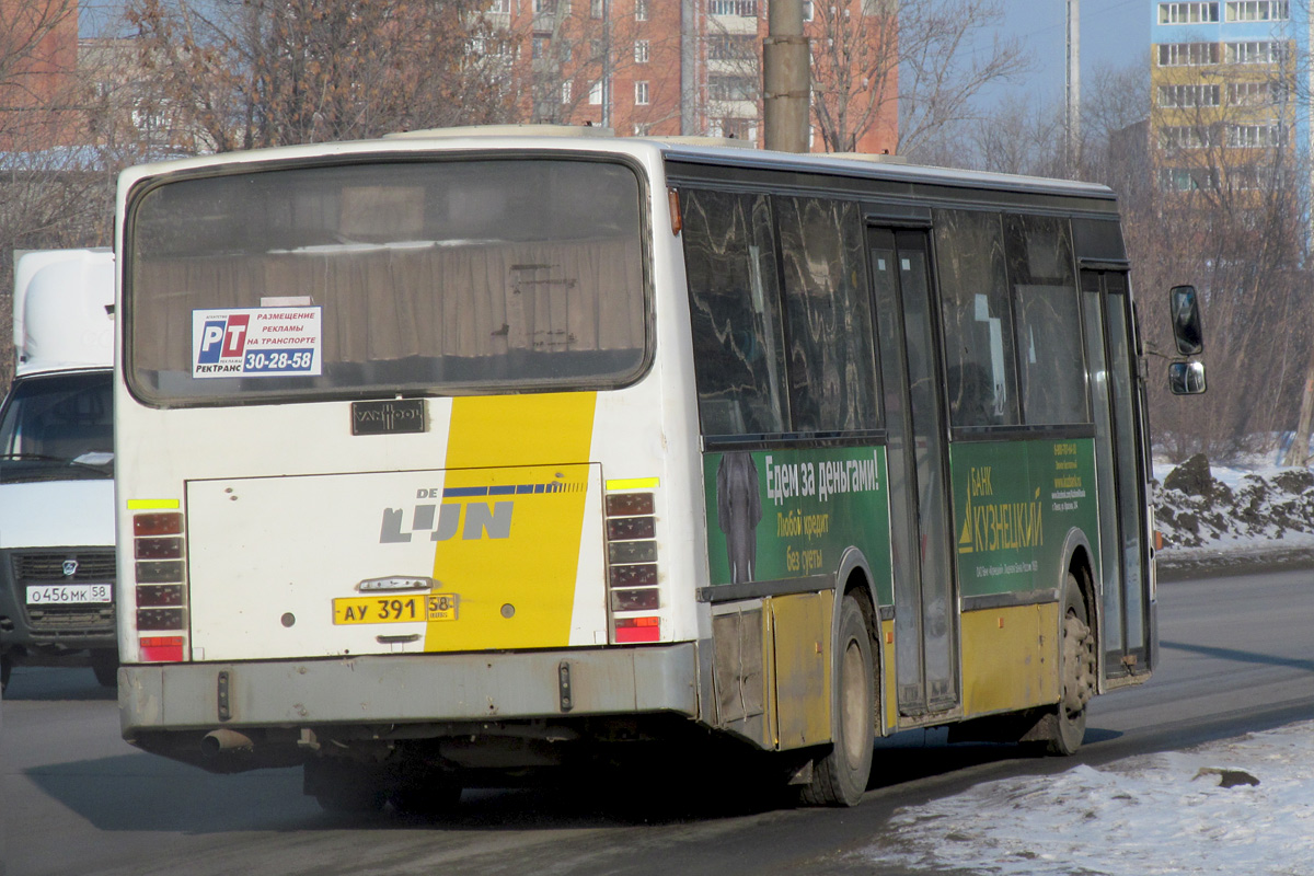 Пензенская область, Van Hool A600 № АУ 391 58