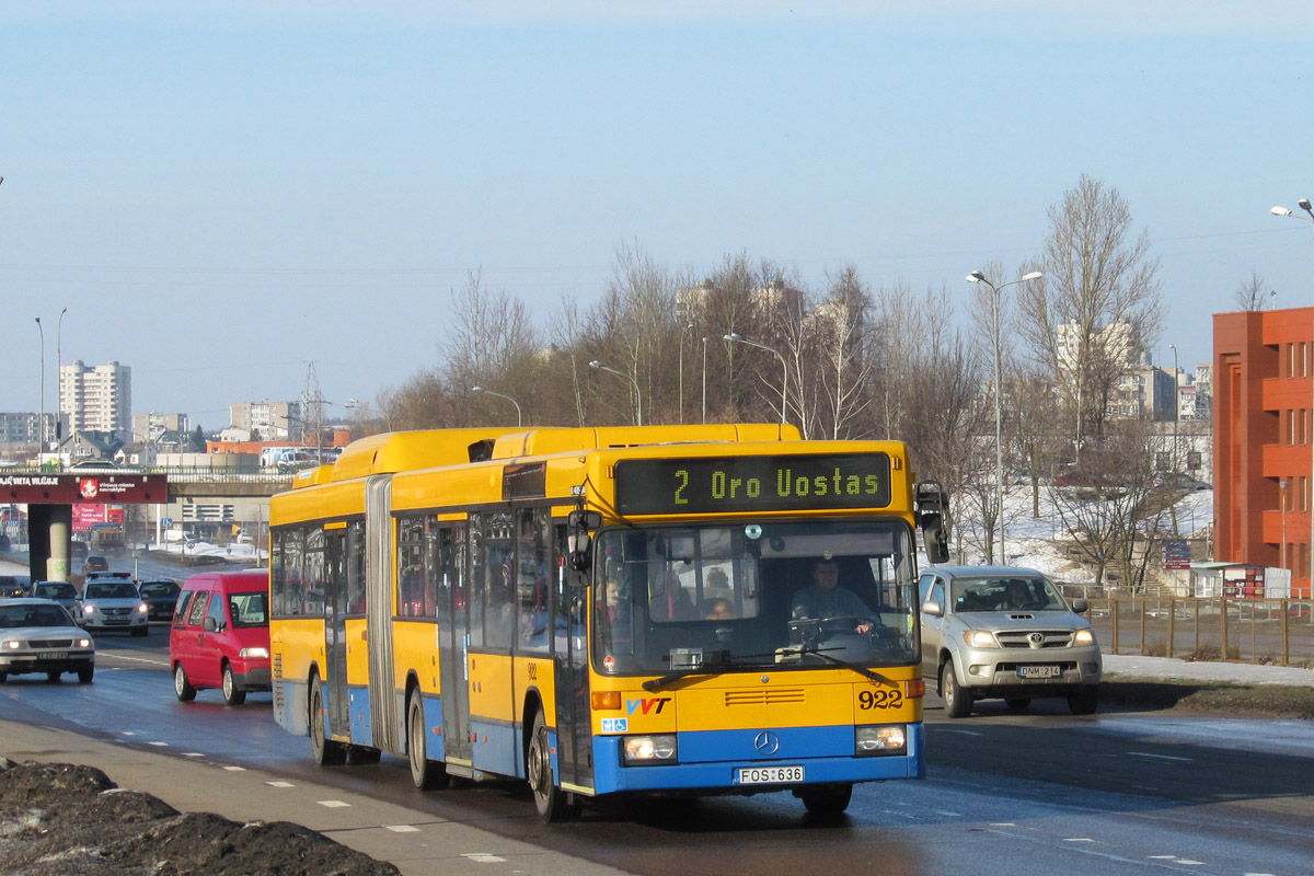 Литва, Mercedes-Benz O405GN2 CNG № 922