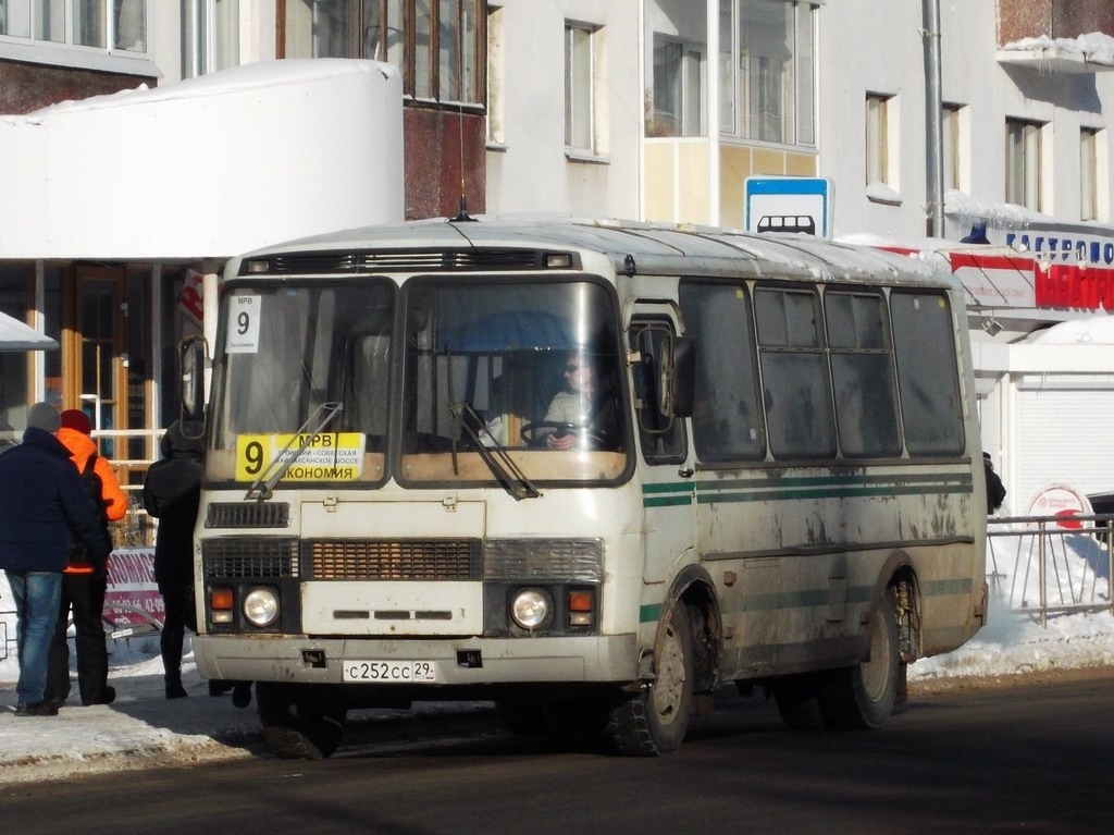 Архангельская область, ПАЗ-32054 № С 252 СС 29