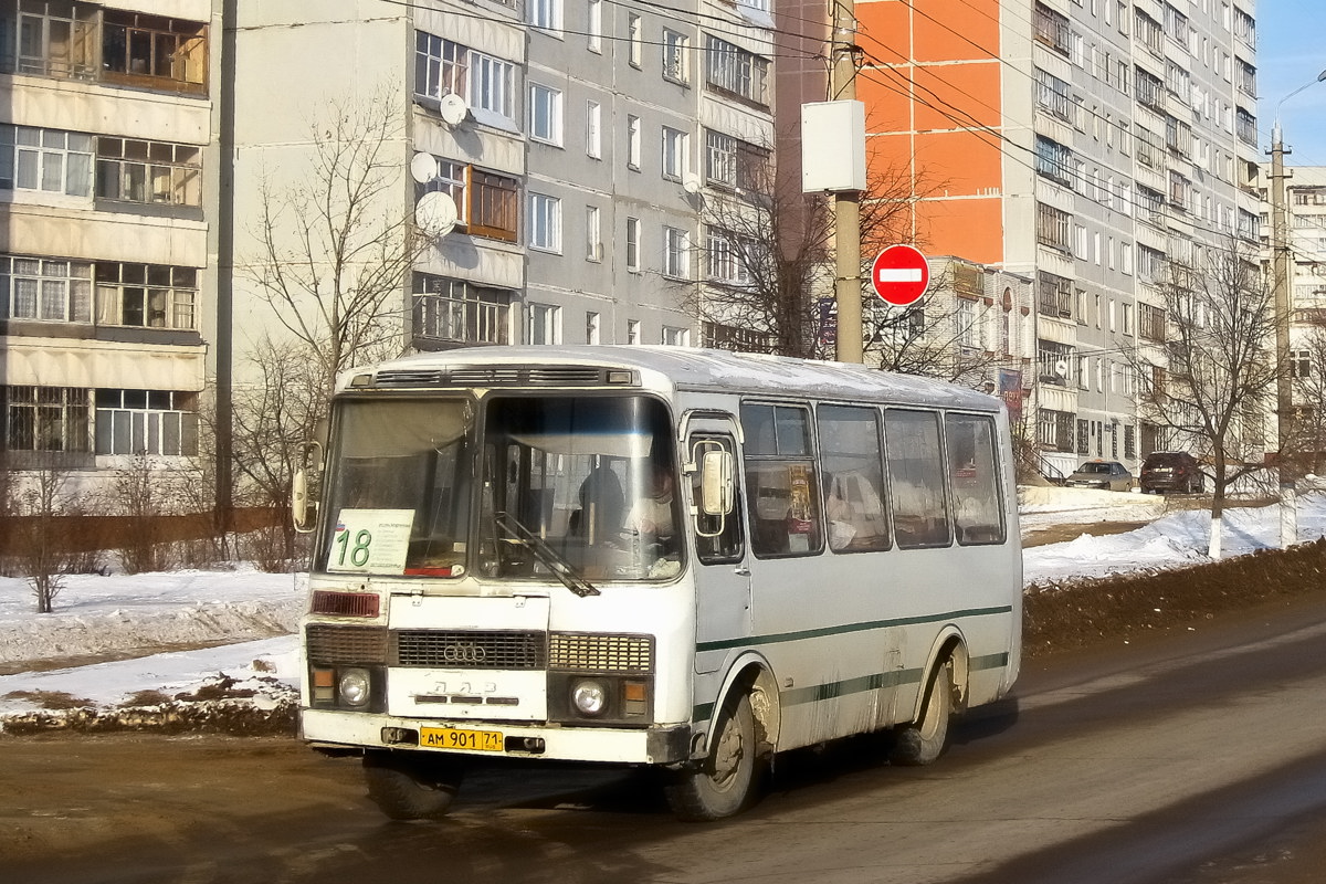 Тульская область, ПАЗ-3205-110 № АМ 901 71