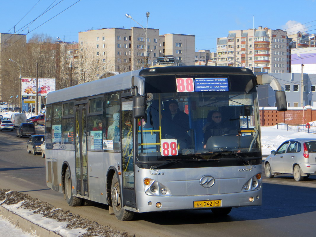 Кировская область, Higer KLQ6891GA № АК 242 43