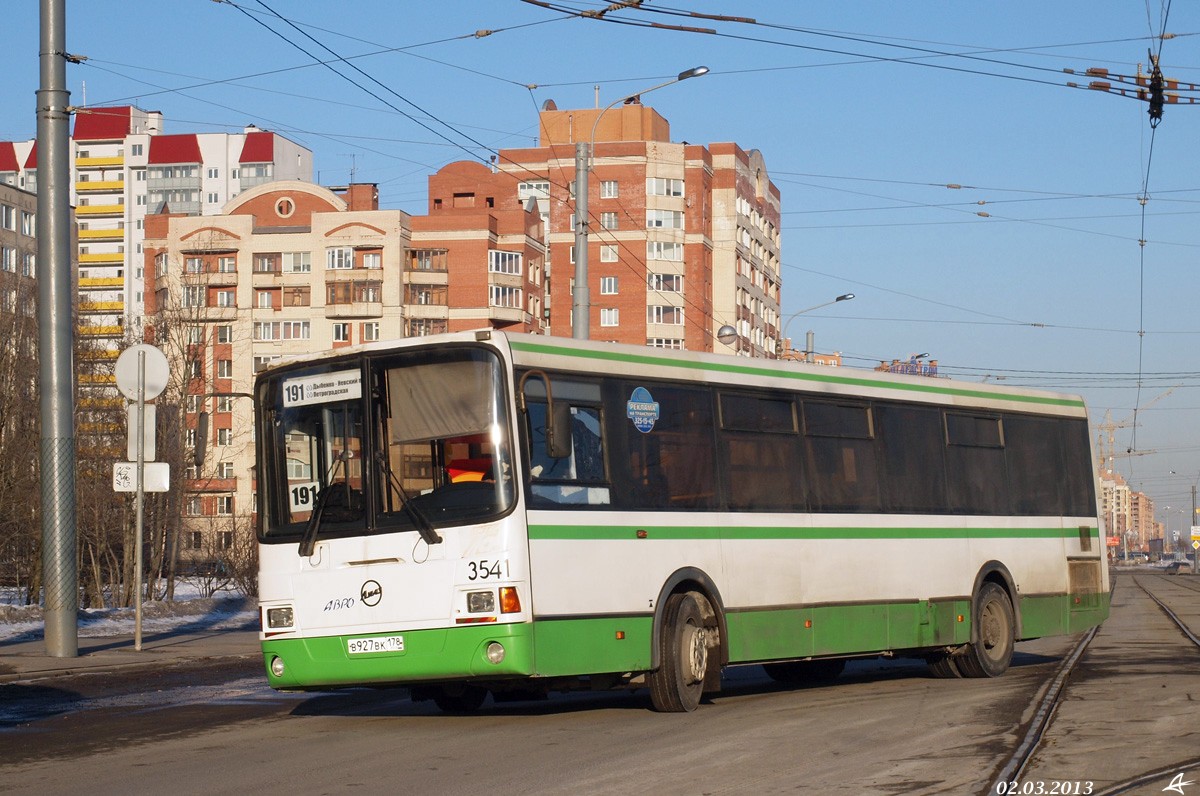 Санкт-Петербург, ЛиАЗ-5293.53 № 3541